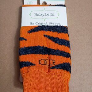 BabyLegs Tiger Orange Black Infant Toddler Leg Warmers New in Package